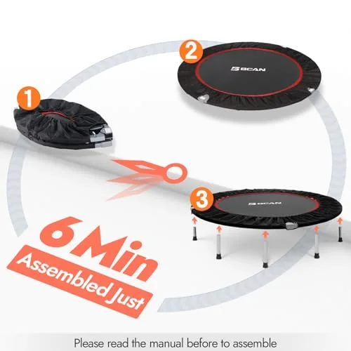 Classic Foldable Fitness Rebounder: Superb Jumping System