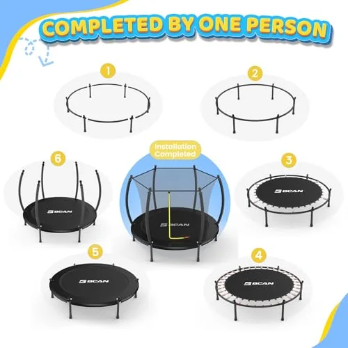 5-Foot Toddler Trampoline product view 6