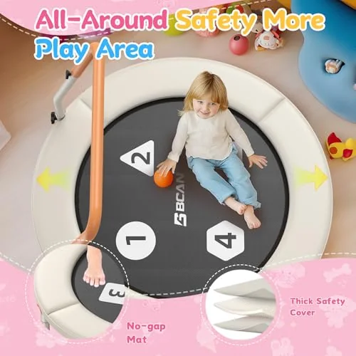 BT1 Foldable Toddler Trampoline product view 4