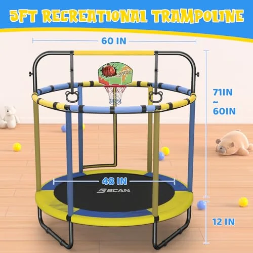 55-Inch Kids Trampoline product view 6